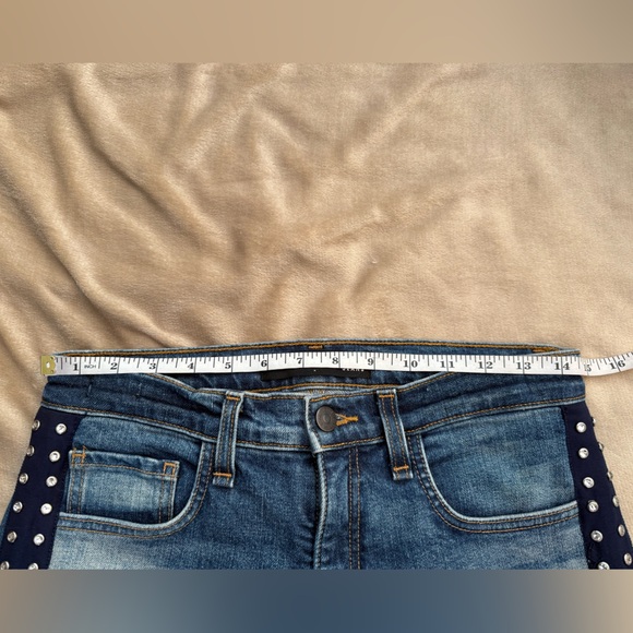 Veronica Beard Ines Stud Detail Crop Jeans - Picture 12 of 14